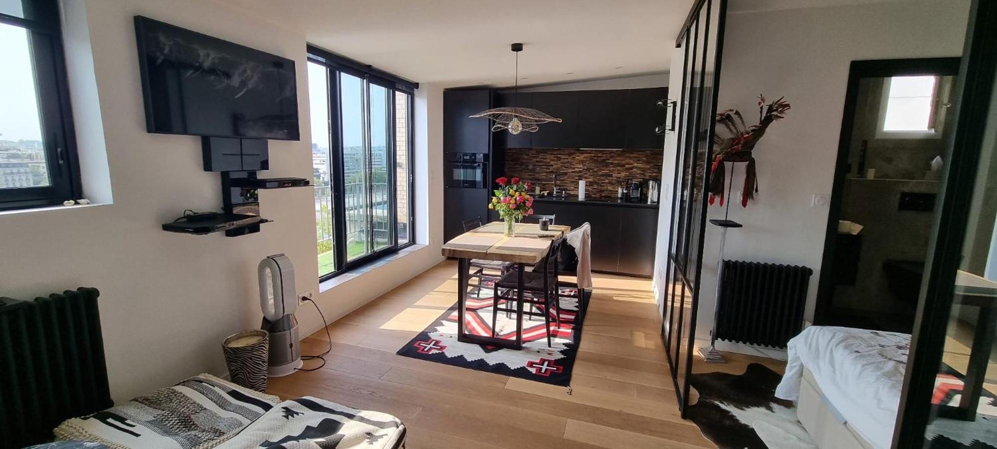 Appartement Vue Tour Eiffel Paris 16 Eme Zewnętrze zdjęcie