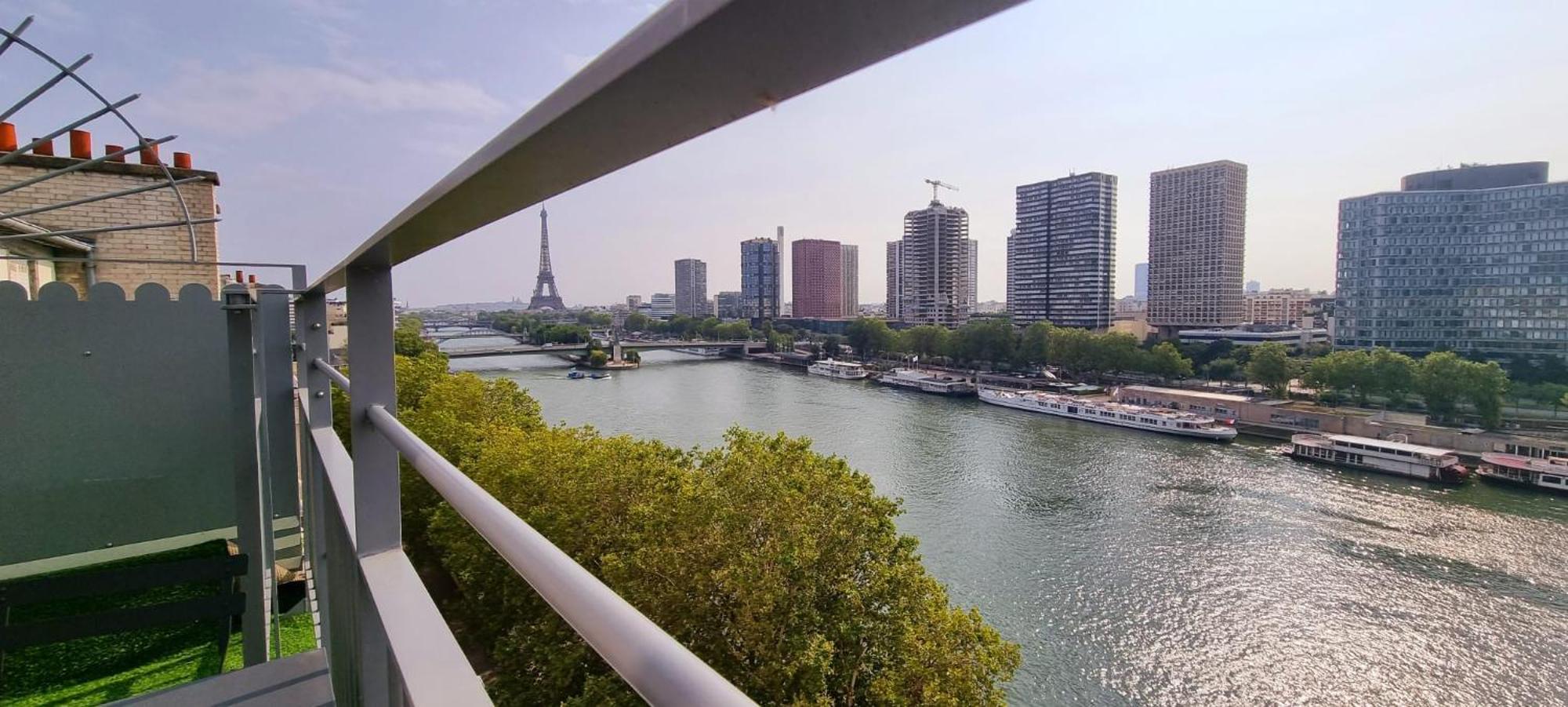 Appartement Vue Tour Eiffel Paris 16 Eme Zewnętrze zdjęcie